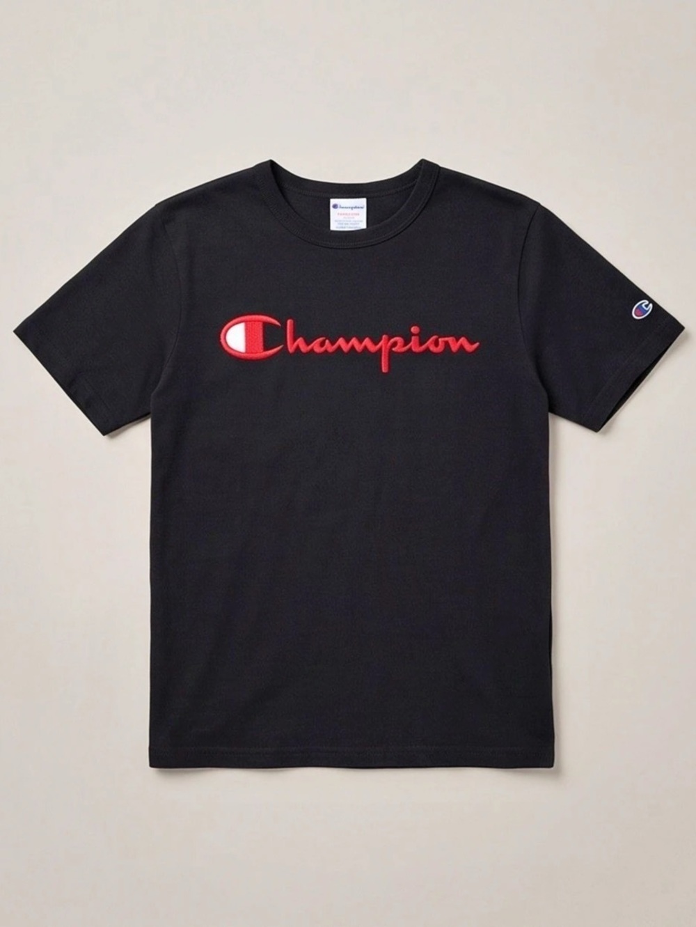 Champion Classic Graphic T-Shirt, Script Logo Men's Logo Short Sleeve Tee in